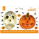 Decora Skull and Pumpkin Utstikker