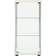 vidaXL 322797 Glass Cabinet 16.7x33.9"