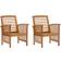 vidaXL 310258 2-pack Garden Dining Chair