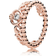 Pandora Princess Tiara Crown Ring - Rose Gold/Transparent