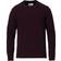 Classic Merino Wool Crew Neck Sweater Unisex - Oxblood Red
