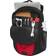 Bullet Trails Backpack - Red/Solid Black