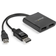 StarTech USB A/DisplayPort-2xDisplayPort M-F 0.6ft