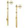 Thomas Sabo Royalty Star and Moon Earrings - Gold/Multicolours