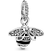 Pandora Sparkling Queen Bee Pendant - Silver/Black/Transparent