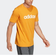 Adidas Essentials Embroidered Linear Logo T-shirt - Focus Orange/White