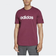 Adidas Essentials Embroidered Linear Logo T-shirt - Victory Crimson/White