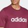 Adidas Essentials Embroidered Linear Logo T-shirt - Victory Crimson/White