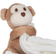 Mumbles Baby Boys/Girls Plush Monkey Comforter Blanket 2-pack