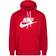 Nike Club Fleece Graphic Pullover Hoodie - University Red/White/White