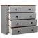 vidaXL 282659 Gray and Wood Sideboard 31.5x28.7"