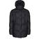 Rains Hooded Puffer Coat - Black