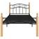 vidaXL Bed Frame Metal Solid 90cm Sängram