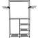 vidaXL Minimalist Clothes Rack 34.3x62.2"