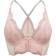 Gossard Superboost Lace Deep V Bralet - Ballet Pink Silver