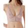 Gossard Superboost Lace Deep V Bralet - Ballet Pink Silver