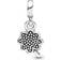 Pandora My Four Leaf Clover Micro Dangle Charm - Silver/Green