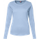ID Ladies Interlock Long Sleeved T-shirt - Light Blue