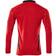 Mascot Accelerate Long Sleeved Polo Shirt - Traffic Red/Flecked/Black