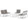 vidaXL 3059835 Lounge-Set, 1 Bord inkl. 1 Stolar & 2 Soffor