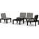 vidaXL 3059830 Lounge-Set, 1 Bord inkl. 2 Stolar & 1 Soffor