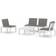 vidaXL 3059830 Lounge-Set, 1 Bord inkl. 2 Stolar & 1 Soffor