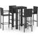 vidaXL 3064809 Outdoor Bar Set, 1 Table incl. 4 Chairs