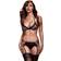 Baci Leopard Suspender Set