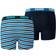 Puma Classic Printed Stripe Boy's Boxers 2 pack - Blue (935019-002)