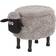Beliani Sheep Sittepuff 40cm