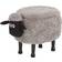 Beliani Sheep Sitzpuff 40cm