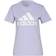 Adidas Women's Loungewear Essentials Logo T-shirt - Violet Tone/White