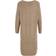 Vila Madelia V-Neck Knitted Dress - Gris/Fungi