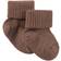 mp Denmark Ankle Wool Rib Turn Down - Brown Sienna (589-76)