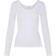 Pieces Kitte Button Front Ribbed Top - Bright White