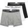 Polo Ralph Lauren Cotton Stretch Boxers 3-pack - Black/White/Grey