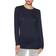 Icebreaker Women's Merino 200 Oasis Long Sleeve Crewe Thermal Top - Midnight Navy