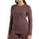 Icebreaker Women's Merino 200 Oasis Long Sleeve Crewe Thermal Top - Mink