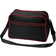 BagBase Retro Shoulder Bag - Black/Classic Red