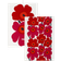 Marimekko Unikko Kjøkkenhåndkle Rød, Hvit (70x47cm)