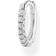 Thomas Sabo Single Hoop Earring - Silver/Transparent