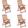 vidaXL 3065515 4-pack Garden Dining Chair