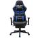 vidaXL Extendable Footrest Gaming Chair - Black/Blue