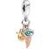 Pandora Hamsa All-seeing Eye & Feather Spirituality Dangle Charm - Silver/Gold/Rose Gold/Blue/Transparent