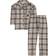 Minymo Check Pajamas - Beige Melange (131666-2055)