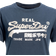 Superdry Vintage Logo Boho Sparkle T-shirt - Eclipse Navy