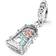 Pandora Disney Beauty And The Beast Enchanted Rose Dangle Charm - Silver/Multicolour