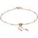 Fossil Flutter Hearts Chain Bracelet - Rose Gold/Silver