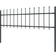 vidaXL Garden Fence with Spear Top 510x110cm