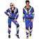 Widmann 80's Disco Shell Suit Blue Glitz